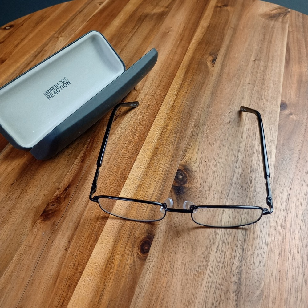 Trend Spotter 95 Black 52-18-140 Metal Full Rim Eyeglasses Frames ONLY with Case